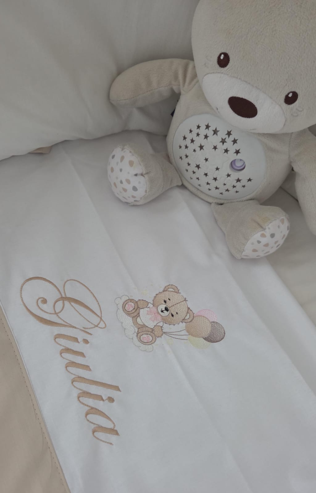Lenzuolo orsetto palloncini