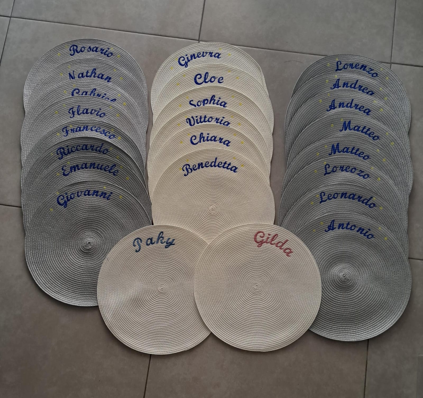 Tovaglietta personalizzata