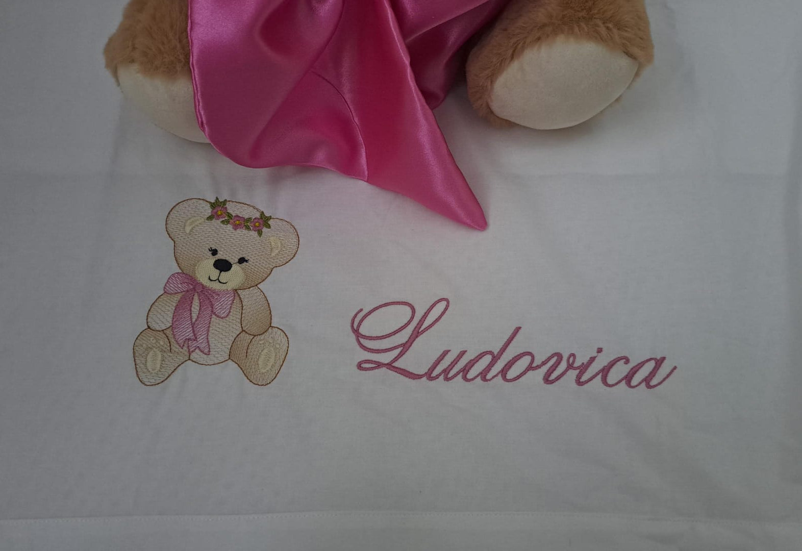 Lenzuolo orsetta fiocco